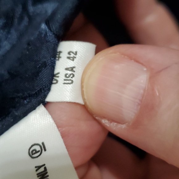 Favourbrook London sport coat 44R blue and black pattern excellent condition - Picture 2 of 7